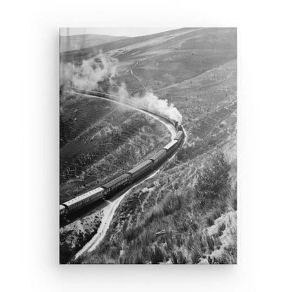 Tableau Train à Vapeur Paysage Noir et Blanc - #tag1# - #tag2# 