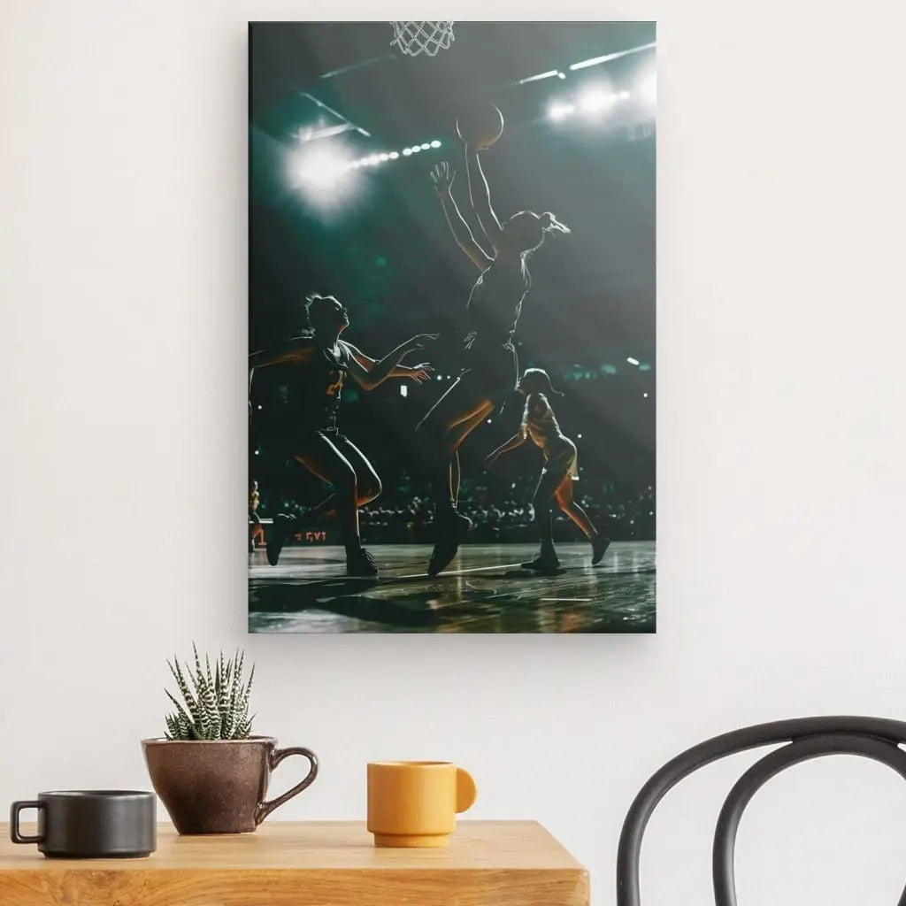 Tableau Photographique Basketteuses en action - #tag1# - #tag2# 