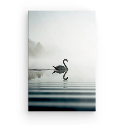 Tableau Cygne Lac Style Epuré - #tag1# - #tag2# 