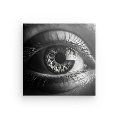 Tableau Oeil Gros Plan Noir et Blanc - #tag1# - #tag2# 