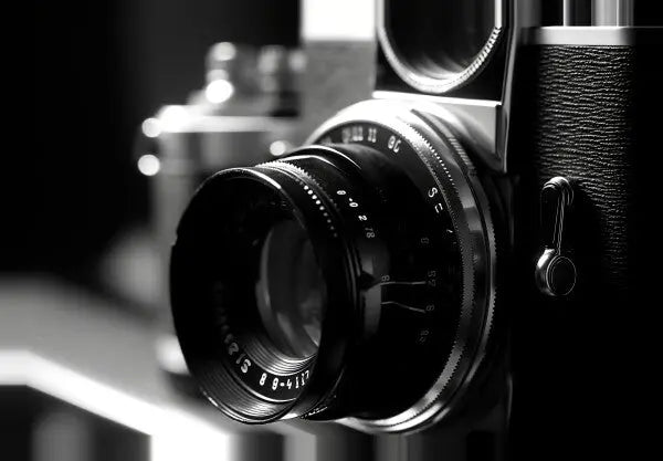 Tableau Photo Objectif Obturateur Noir et Blanc - #tag1# - #tag2# 