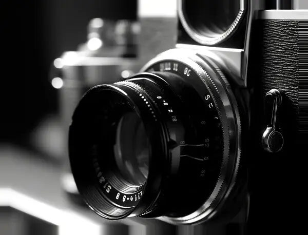 Tableau Photo Objectif Obturateur Noir et Blanc - #tag1# - #tag2# 