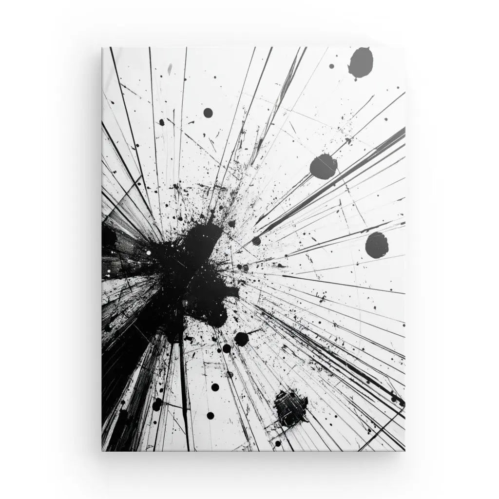 Tableau Vitre Cassée Impression Noir et Blanc - #tag1# - #tag2# 