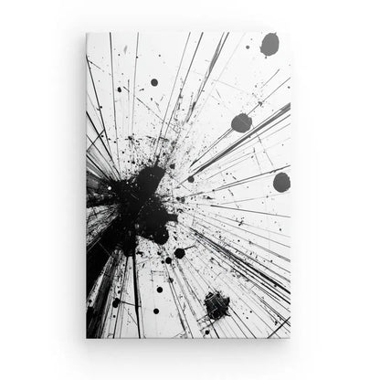Tableau Vitre Cassée Impression Noir et Blanc - #tag1# - #tag2# 