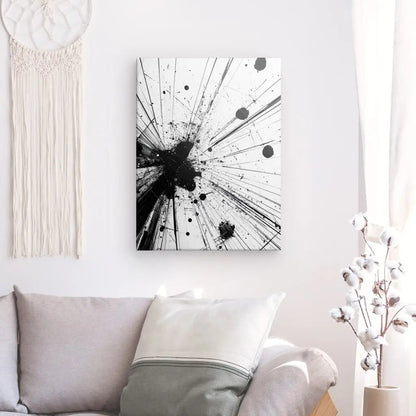 Tableau Vitre Cassée Impression Noir et Blanc - #tag1# - #tag2# 