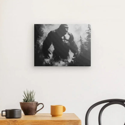 Tableau Peinture King-Kong Singe Géant Monochrome - #tag1# - #tag2# 