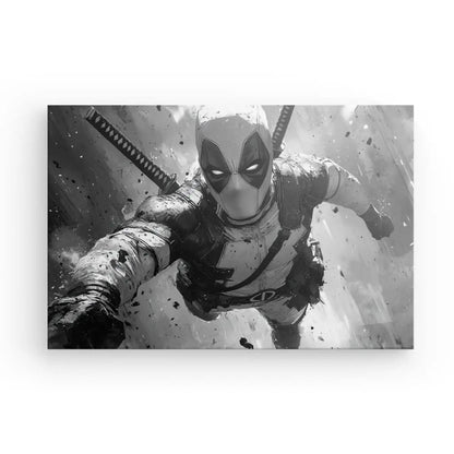 Poster Affiche Deadpool Dessin Noir et Blanc