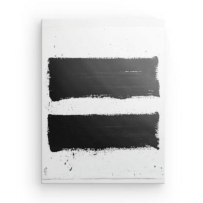 Poster Affiche Art Moderne Minimaliste Peinture Noire