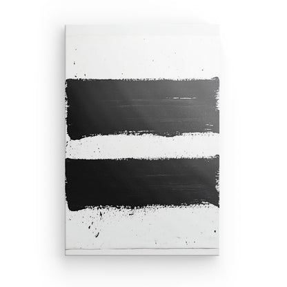 Poster Affiche Art Moderne Minimaliste Peinture Noire