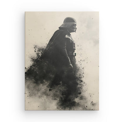Tableau sépia profil Dark Vador