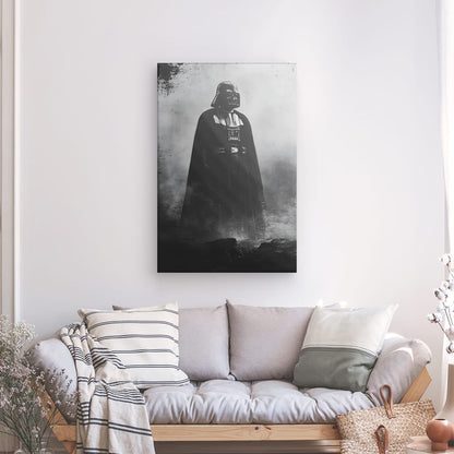 Poster Affiche Dark Vador Vintage Noir et Blanc