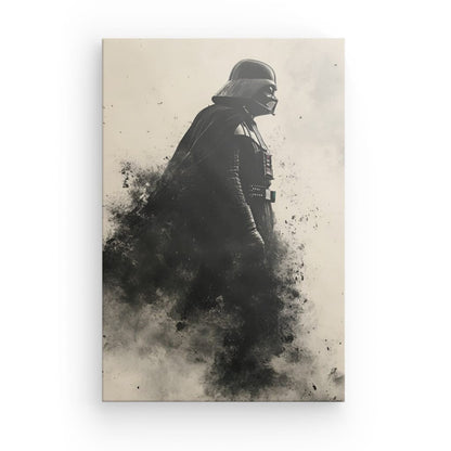 Poster Affiche sépia profil Dark Vador