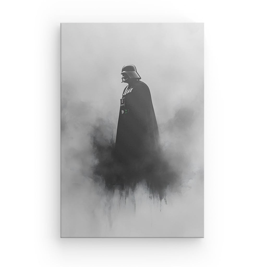 Poster Affiche Dark Vador Star Wars Noir et Blanc