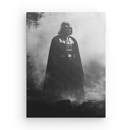 Tableau Dark Vador Vintage Noir et Blanc