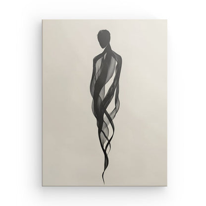 Tableau personnage abstrait  design moderne