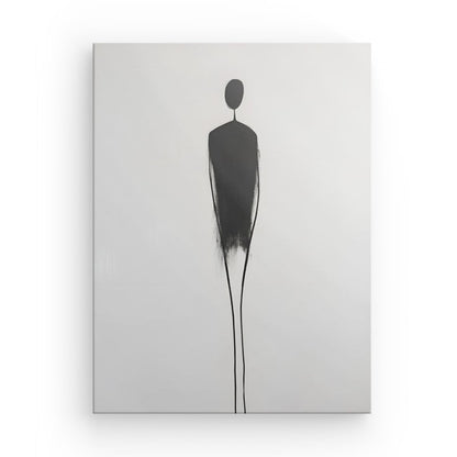 Poster Affiche silhouette moderne personnage minimaliste
