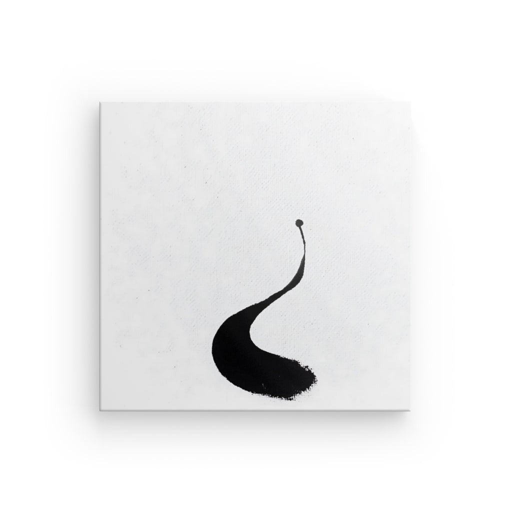 Tableau apostrophe peinture fond blanc