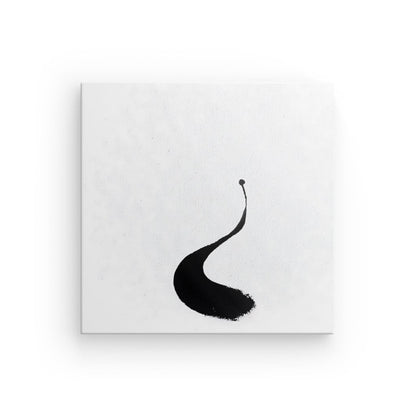 Tableau apostrophe peinture fond blanc Univers Noir et Blanc 
