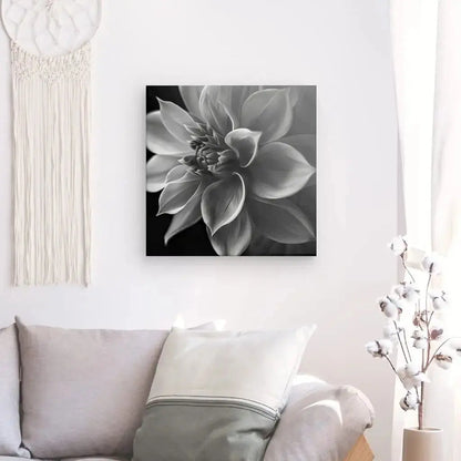 Fleur Lotus Gros Plan Noir et Blanc - #tag1# - #tag2# 