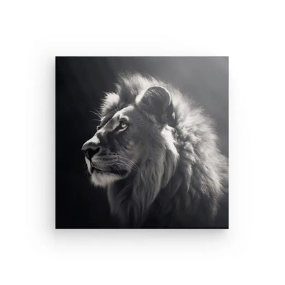Tableau Lion Portrait Photo Noir et Blanc Univers Noir et Blanc 
