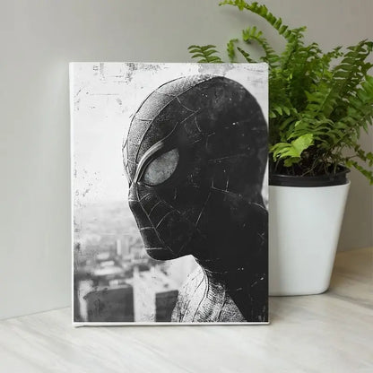 Tableau Portrait Spiderman Noir et Blanc Univers Noir et Blanc 