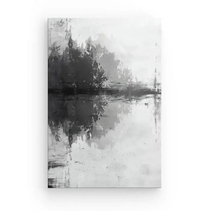 Tableau Abstrait Ombres Peinture Noir et Blanc - Univers Noir et Blanc - #tag1# - #tag2# - #tag3#