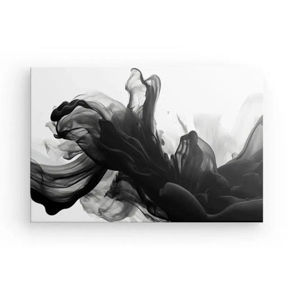 Tableau Abstrait Substance Noir Fond Blanc - Univers Noir et Blanc - #tag1# - #tag2# - #tag3#