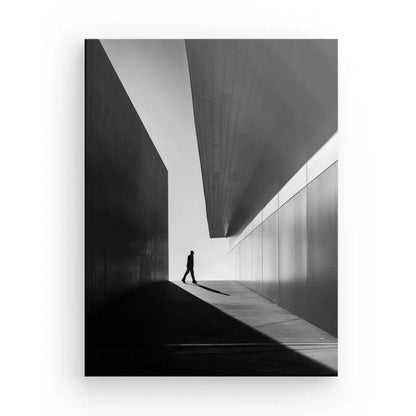 Tableau Architecture Moderne Photo Personnage Noir et Blanc - Univers Noir et Blanc - #tag1# - #tag2# - #tag3#