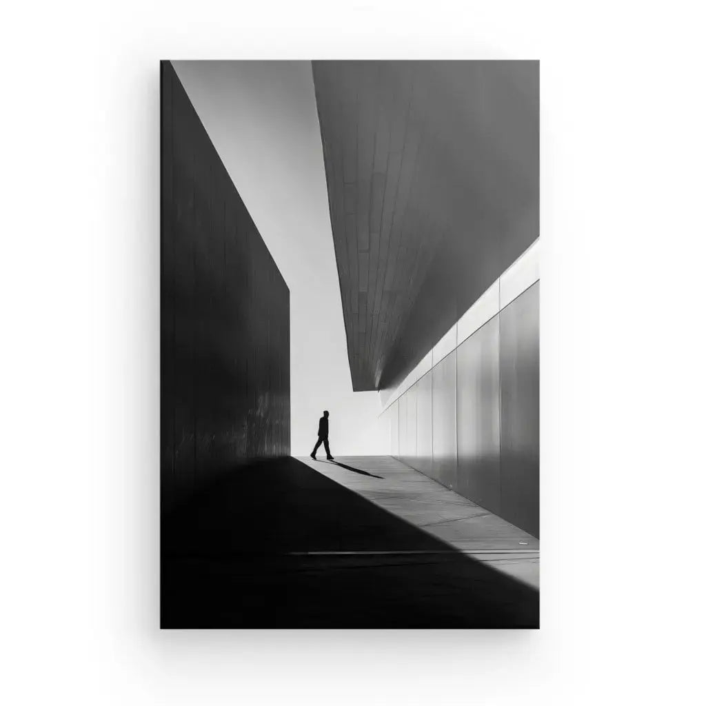 Tableau Architecture Moderne Photo Personnage Noir et Blanc - Univers Noir et Blanc - #tag1# - #tag2# - #tag3#