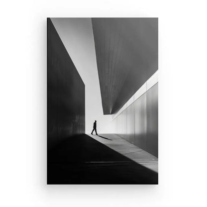 Tableau Architecture Moderne Photo Personnage Noir et Blanc - Univers Noir et Blanc - #tag1# - #tag2# - #tag3#