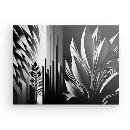 Tableau Art Numérique Abstrait Noir et Blanc - Univers Noir et Blanc - #tag1# - #tag2# - #tag3#