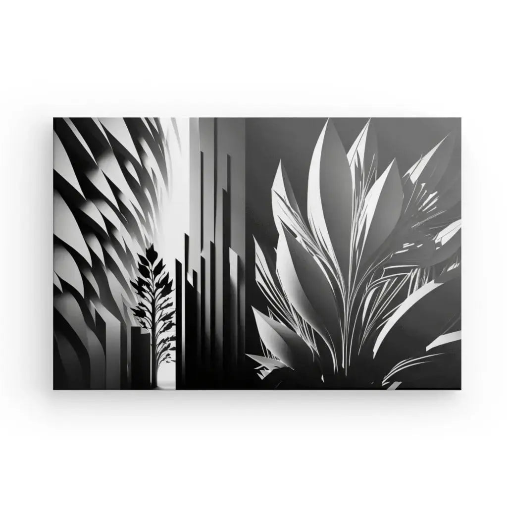 Tableau Art Numérique Abstrait Noir et Blanc - Univers Noir et Blanc - #tag1# - #tag2# - #tag3#