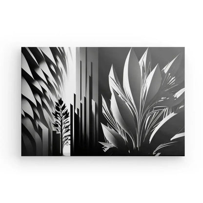 Tableau Art Numérique Abstrait Noir et Blanc - Univers Noir et Blanc - #tag1# - #tag2# - #tag3#