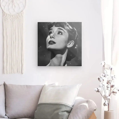 Tableau Audrey Hepburn Noir et Blanc - Univers Noir et Blanc - #tag1# - #tag2# - #tag3#