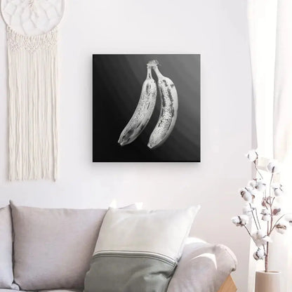 Tableau Bananes Photo Art Mural Kitch Noir et Blanc - Univers Noir et Blanc - #tag1# - #tag2# - #tag3#