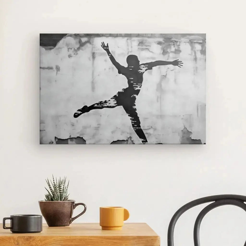 Tableau Basketteur Underground Tag Noir et Blanc - Univers Noir et Blanc - #tag1# - #tag2# - #tag3#