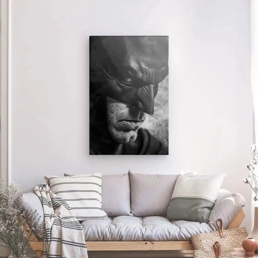 Tableau Batman Super Héros Noir et Blanc - Univers Noir et Blanc - #tag1# - #tag2# - #tag3#