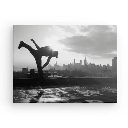 Tableau Breakdance Street Workout Noir et Blanc - Univers Noir et Blanc - #tag1# - #tag2# - #tag3#