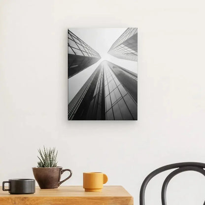 Tableau Buildings Tours Noir et Blanc - Univers Noir et Blanc - #tag1# - #tag2# - #tag3#