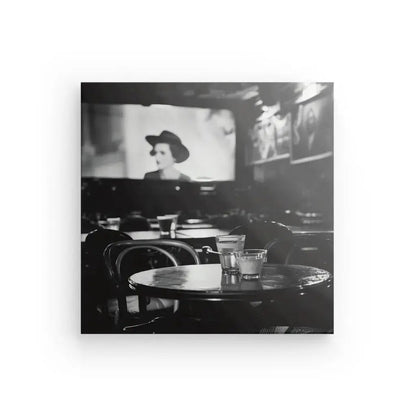 Tableau Cinéma Classique Scène Noir et Blanc - Univers Noir et Blanc - #tag1# - #tag2# - #tag3#