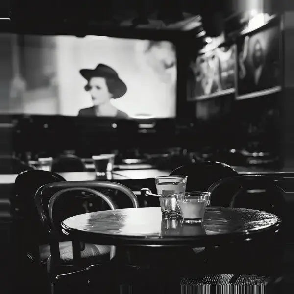 Tableau Cinéma Classique Scène Noir et Blanc - Univers Noir et Blanc - #tag1# - #tag2# - #tag3#