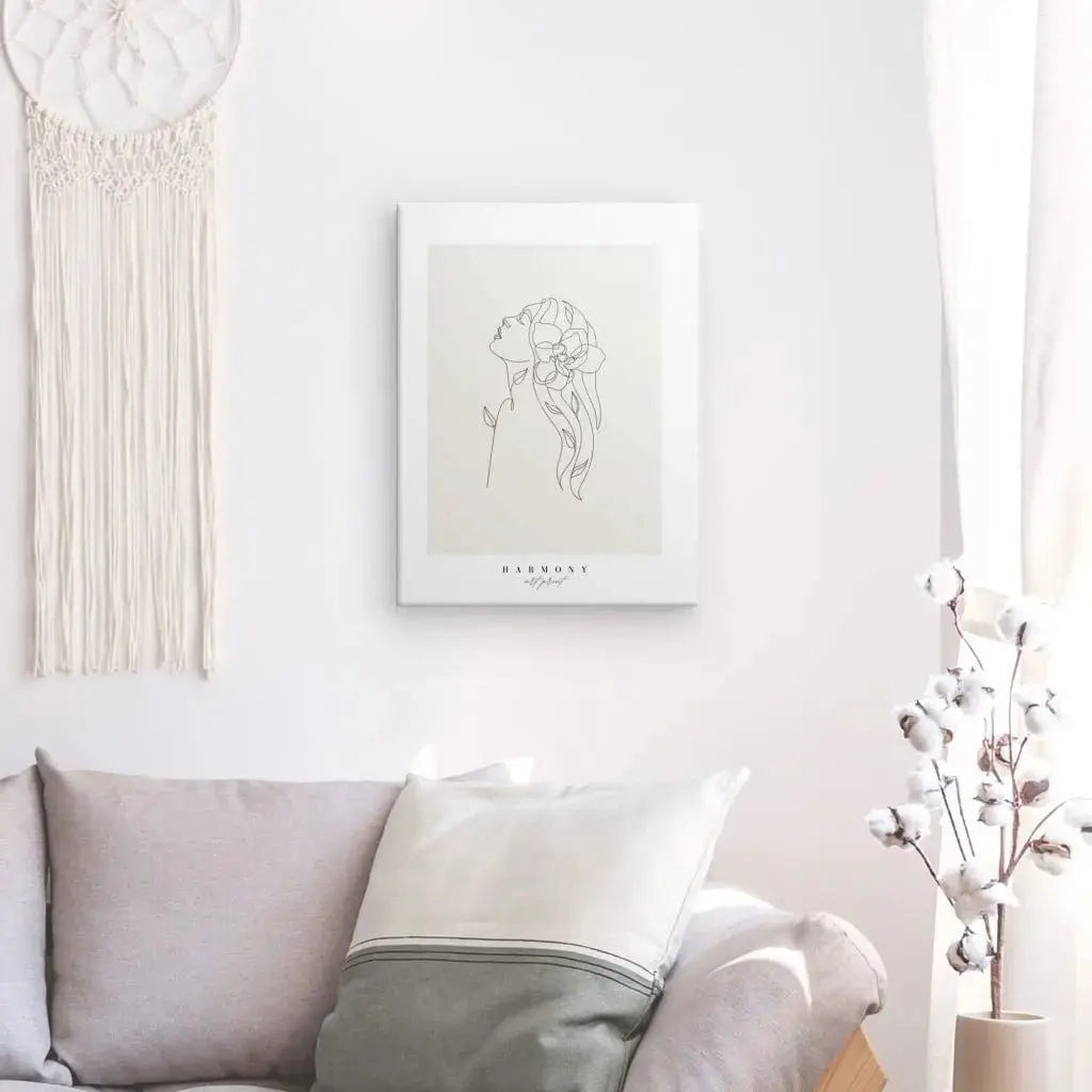 Tableau "Harmonie" Beige Noir et Blanc - Univers Noir et Blanc - #tag1# - #tag2# - #tag3#