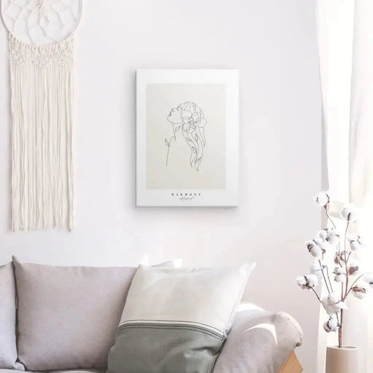 Tableau "Harmonie" Beige Noir et Blanc - Univers Noir et Blanc - #tag1# - #tag2# - #tag3#