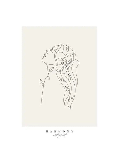 Tableau "Harmonie" Beige Noir et Blanc - Univers Noir et Blanc - #tag1# - #tag2# - #tag3#