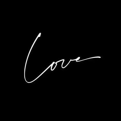 Tableau "Love" Minimaliste Noir et Blanc - Univers Noir et Blanc - #tag1# - #tag2# - #tag3#
